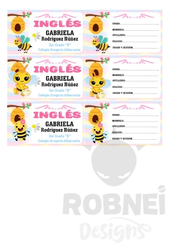 Abejita Chiquita 02 Etiqueta